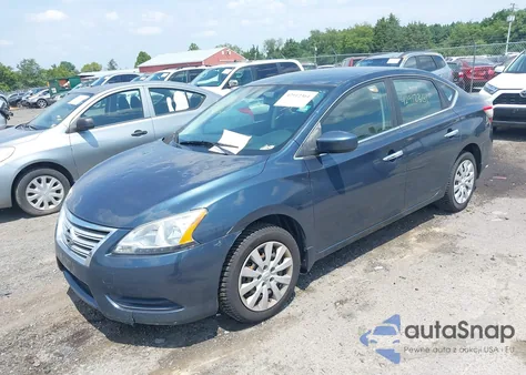 2014 Nissan Sentra Sv из США, поврежденный, VIN 3N1AB7AP4EL610404